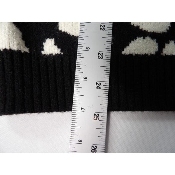 Skies Are Blue Sweater Womens Large Leopard Cheetah Knit Turtle Neck - Picture 10 of 12